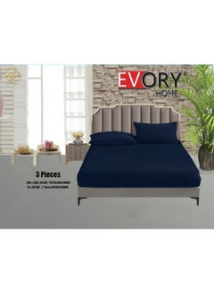 Buy King Size Bedding Velvet Fitted Bed Sheet With 2 Pillow Cover Case 200x200 in Saudi Arabia