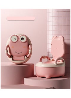 Buy Baby Potty Training Seat For Kids Frog Style Baby Potty Seat Chair With Closing Lid And Removable Tray Potty Trainer Seat For Toddlers Potty Seat For Baby 1 To 4 Years Child Boys Girls Pink in UAE