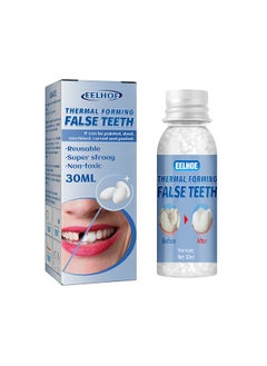 Buy EELHOE Thermal Forming False Teeth Tooth Repair Kit Tooth Repair Granules for Missing and Broken Tooth Temporary Teeth Filling Repair Kit in Saudi Arabia