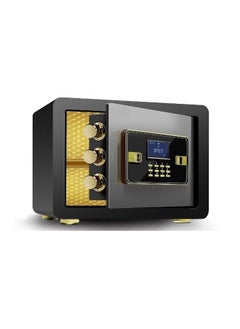 Buy Fireproof Safe Box for Home Electronic Home Security Safe with Programmable Keypad Lock, Secure Documents Money Valuables LED Display Size 25x35x25cm Black in UAE