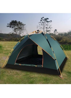 اشتري Camping Tent, A Simple and Easy Tent with a Portable Bag for Families of 3-4 People. It Is a Waterproof and Windproof Pop-Up Tent Used for Camping, Hiking, And Mountaineering في السعودية