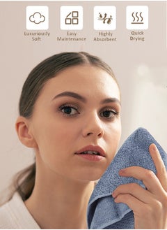 Buy Ultra-soft face towels, two pieces in Egypt