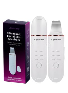 Buy Ultrasonic Skin Scrubber| Ultrasonic Spatula |  Ultrasonic Facial Scrubber Machine|  Deep Facial Cleansing Facial Lifting Treatment White in UAE
