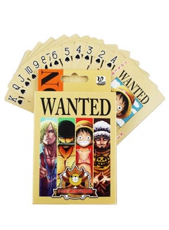 Buy Wanted Poster Character Playing Cards, Straw Hat Pirates Playing Cards Set, Anime Peripheral Game Cartoon Gift, Cosplay Collections Party in Saudi Arabia