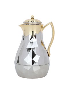 Buy Silver Diamond Thermos 1 Liter Press in Saudi Arabia