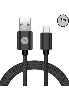 اشتري Type C Cable 3M USB  Cable Nylon Braided Fast Charging Compatible with Samsung Galaxy S21, Note 20, M12, M52, A13, A23, A53, MacBook Pro, Nintendo Switch, Huawei, GoPro Hero 7,PS5, etc في الامارات