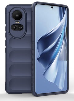 Buy GOLDEN MASK Compatible With Oppo Reno10 /Reno10 Pro Magic Case ShockProof (Dark Blue) in Egypt