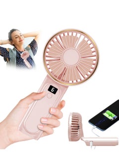 اشتري Portable Mini Handheld USB Rechargeable Fan for Travel في الامارات