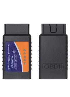 Buy Wireless ELM327 OBD2 Auto Car Scanner Adapter Bluetooth - Car Scanner Compatible with iOS, iPhone, iPad and Android – OBD2 Reader Car Diagnostic Tool – Check Engine Code Reader – Upgraded V2.1 in Saudi Arabia