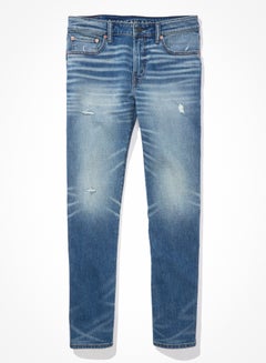 اشتري AE AirFlex+ Distressed Slim Straight Jean في السعودية