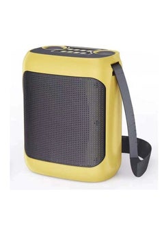 Buy Outdoor Karaoke Straps Speaker with Dual UHF Wireless Bluetooth Mic Speaker with Microphone in UAE