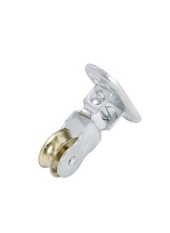 Buy Hinged Pulley Wheel - 30mm Gold - Grooved Wheel for Smooth Loading, Wall Mount Pulley with Mounting Holes, Ideal for Fitness Systems, DIY Projects, Clotheslines, and Lifting Mechanisms in Saudi Arabia