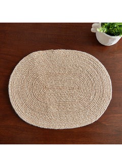 اشتري Natura Sush Jute Cotton Oval Placemat 35 x 45 cm في الامارات