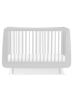 اشتري Snuzkot Skandi Convertible Cot Bed - Haze Grey 120 X 81 X 25.5 Cm Suitable From 0 To 10 Years With Extension Kit في الامارات