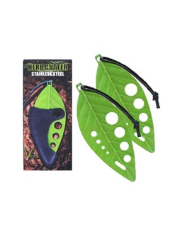 Buy SYOSI, 9 holes Stainless Steel Herb Leaf Stripper for Kale, Thyme, Chard, Rosemary in Saudi Arabia