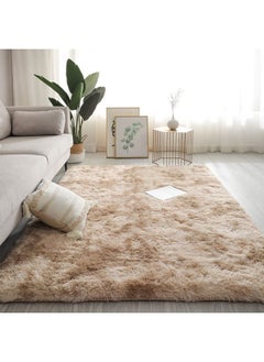 Buy Large Area Rugs Tie Dyed Fluffy Throw Ultra Soft Plush Fuzzy Non-Slip Carpets for Nursery and Living Room in UAE