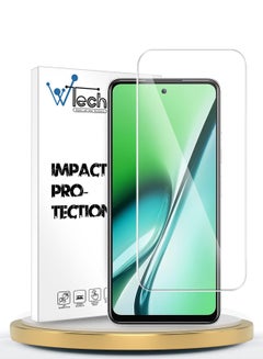 Buy Premium Series Curved Edges 9H 2.5D Tempered Glass Screen Protector For Itel RS4 4G 2024 Clear in UAE
