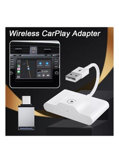 Buy Wireless CarPlay Adapter for lPhone ,Wireless Auto Car Adapter,Apple Wireless Carplay Dongle,Plug Play 5GHz WiFi Online Update in UAE