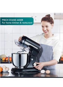 Buy Kitchen Stand Mixer, Household Countertop Electric Standing Tilt Head Food Mixers With Bowl Bread Hook Attachments For Cake, Dough, Flour, Baking in UAE