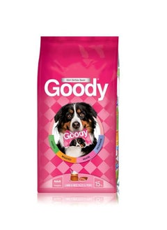 Buy Goody Meat with Rice Adult Dog dry Food - 15Kg in UAE