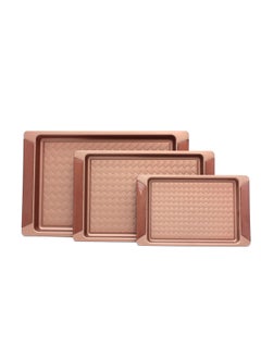 اشتري Swagat 3-Piece Plastic Serving Tray Set في الامارات