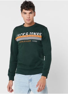 Buy Logo Print Sweatshirt in Saudi Arabia