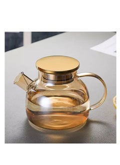 Buy Bombay plain honey tea pot with gold lid in Egypt