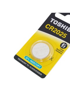 Buy Toshiba Cr2025 3V Lithium Coin Battery in UAE