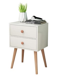 Buy Large-capacity MDF Engineering Board Storage Home Bedside Coffee Table And Nightstand With Drawer in Saudi Arabia