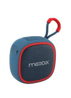 Buy Moodix KI23KS659 Bluetooth Speaker with Micro SD Card and USB Port, Blue in UAE