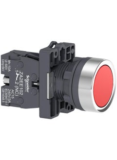 Buy Schneider Electric 22Mm Round Red Pushbutton, Flush, Spring Return, 1 Normally Closed (1Nc) Contact in Egypt