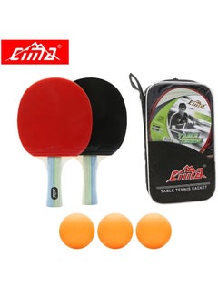 اشتري A700 Professional Table Tennis Racket Set 2 Ping Pong Paddles With 3 Balls في مصر