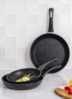 Buy Alberto 3 Piece Granite Fry Pan Set in Saudi Arabia