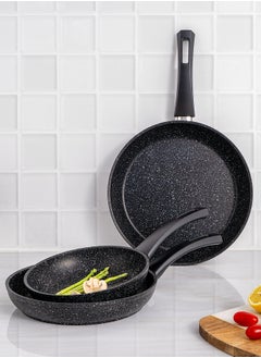 Buy Alberto 3 Piece Granite Fry Pan Set in Saudi Arabia