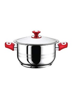 Buy Cooking Pot Elite Stainless Steel Pot With Handle 22 cm in UAE
