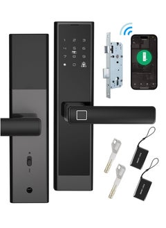 Buy Smart Door Lock,Biometric Fingerprint Door Lock, Keyless Entry Door Lock, Door Lock with Keypad, 240-4585 Mortise Smart Door Lock, Digital Door Lock with Handle, WiFi Door Lock with APP Control in Saudi Arabia