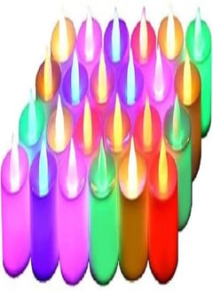 اشتري Other Luminous Wax 24 Pieces LED Color Changing في مصر