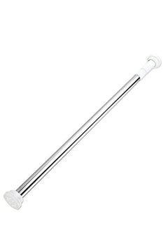 Buy Adjustable No Drill Tension Rod Curtain Shower Rod, 39.4 Inch-78.7 Inch in UAE