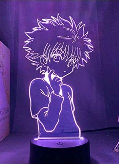 اشتري Multicolor 3D Night Lamp Anime Hunter X Hunter Killua Zoldyck for Kids Children Bedroom Decor Nightlight Manga Gift Hunter X Hunter Night Light 16 Colors في الامارات