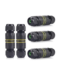 Buy IP68 Waterproof 2 Way 4 Pin Junction Box Electrical Cable Connector,5 Pack 24A 400V M20 Wire Range59mm Used for Outdoor Rapid Maintenance Expansion and Extension of Cable Connectors in Saudi Arabia