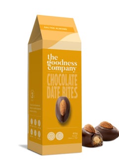 اشتري Salted Almond Chocolate Date Bites (Vegan, No Added Sugar) 45g في الامارات