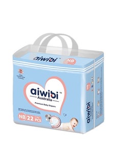 اشتري Aiwibi New Born Premium Diapers  22pcs (2-5kg) في الامارات