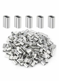 اشتري Aluminum Crimping Loop Sleeve 1/16", Cable Ferrule Wire Rope Sleeves Loop Sleeve (200 Pcs) في الامارات