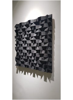 Buy Black Wood Wall Decor By Woodeometry in Egypt