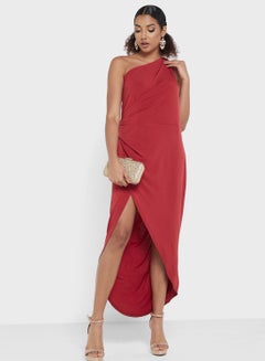 Buy Cut Out Side Slit Dress in UAE