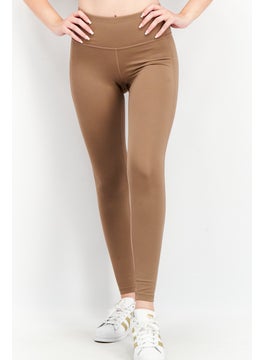 اشتري Women Sportwear Fit Training Tights, Tan في الامارات