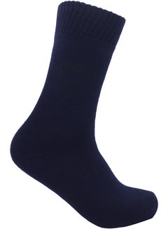 Buy Long winter socks navy blue high quality - Saudi made in Saudi Arabia
