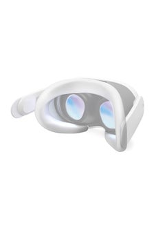 اشتري XICEN VR Silicone Face Pad Cover for Meta Quest 3 Original Headset Accessories, VR Face Cushion Pad Mask for Oculus Quest 3 Headset Face Pad (White), YZL005-WH في السعودية