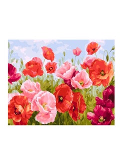 اشتري DIY Paint by Numbers Canvas Oil Painting Kit Numbers Kits on Canvas Flowers Painting Kits for Kids & Adults 16" W x 20" L Drawing Paintwork with Paintbrushes Acrylic Pigment-Flying Flower في الامارات