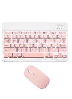 اشتري Wireless Mouse Keyboard Set for Android Windows Tablet Cell Phone iPhone iPad Pro Air Mini في الامارات